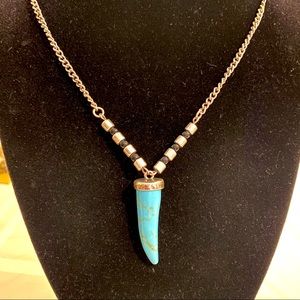 Silver and Turquoise Necklace